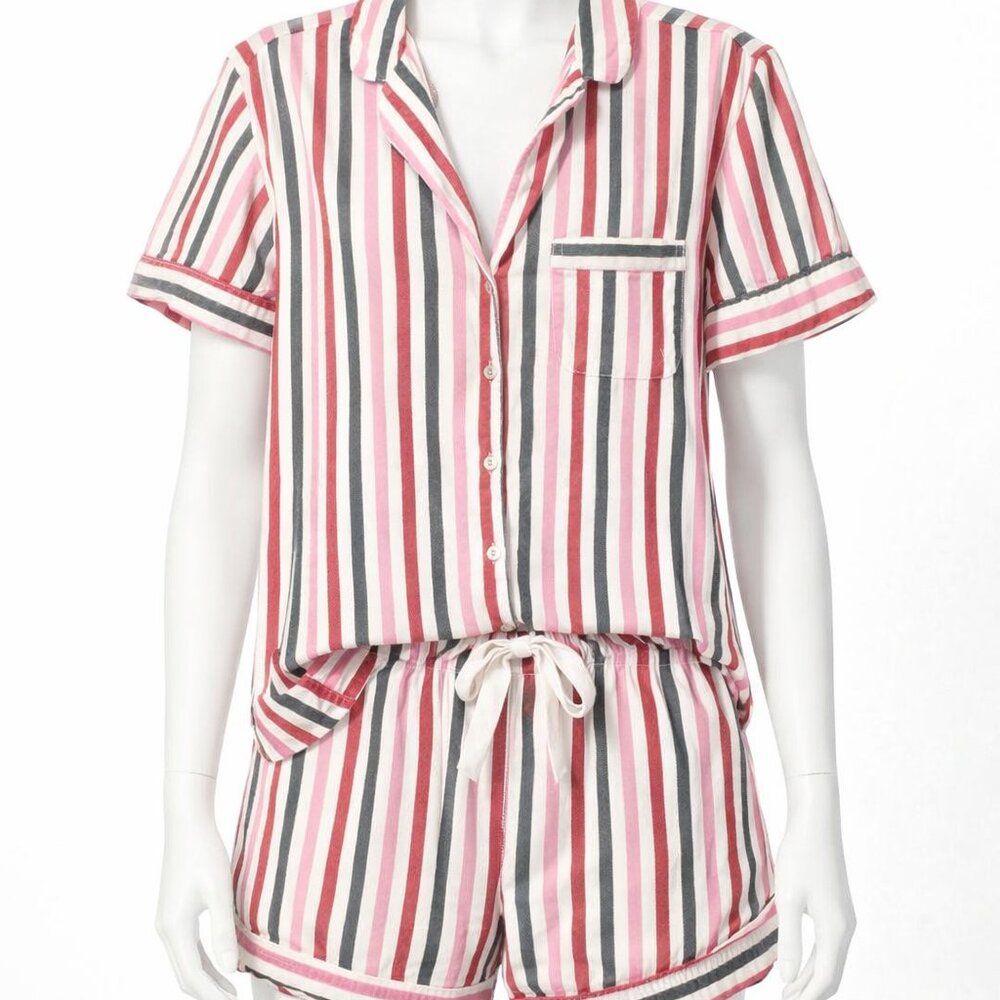 Victoria’s Secret Pajama Set Size Small Red Pink Green